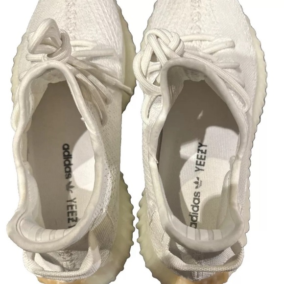 Men’s Size 9 - adidas Yeezy Boost 350 V2 Low Cream White / Triple White - Picture 9 of 10